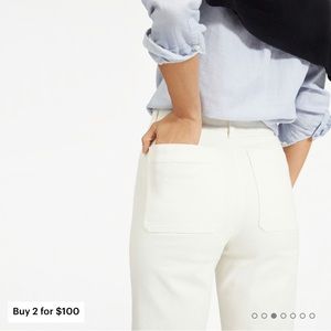 Everlane straight leg pant.